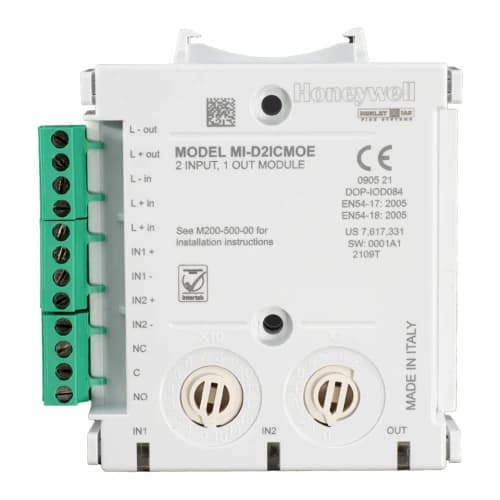 Honeywell MI-D2ICMOE Adreslenebilir Çift Giriş Çift Çıkış Modülü – İzolatörlü I/O Kontrol Modülü - Honeywell Türkiye